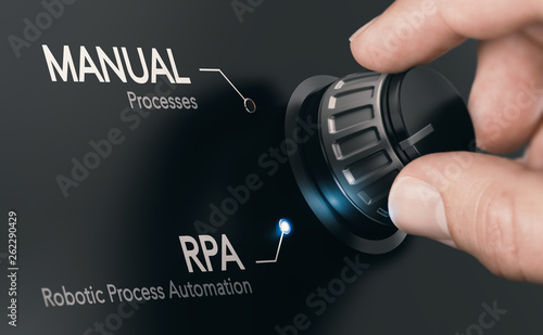 RPA, Robotic Process Automation. © Olivier Le Moal