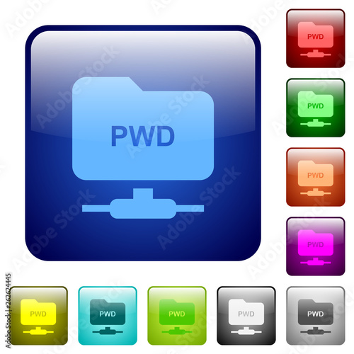 FTP print working directory color square buttons © botond1977