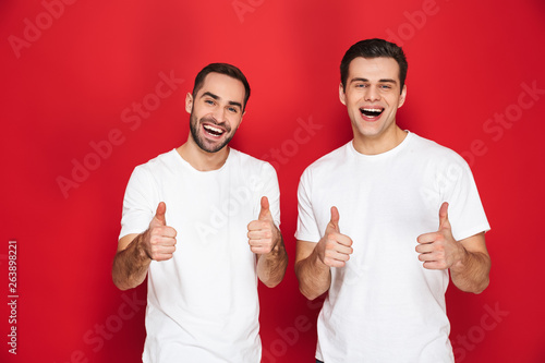Two cheerful excited men friends © Drobot Dean