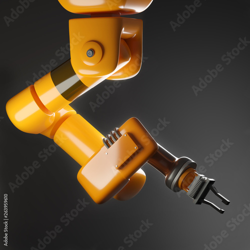 Automatic Robotic Arm Factory Production © James Thew